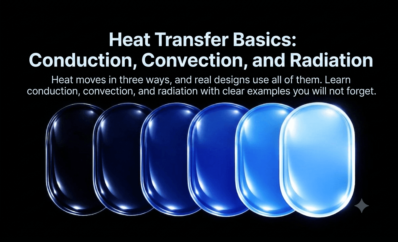 Heat Transfer Basics: Conduction, Convection, and Radiation