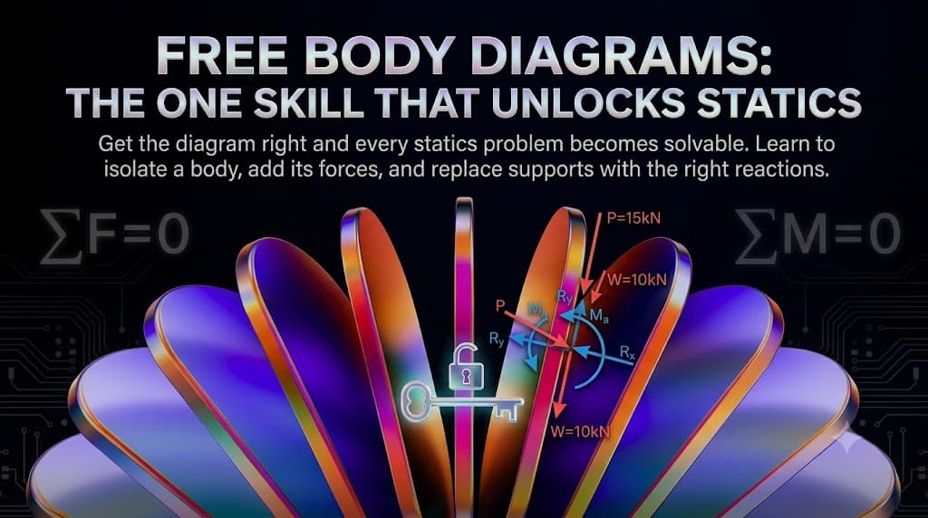 Free Body Diagrams: The One Skill That Unlocks Statics Free Body Diagrams: The One Skill That Unlocks Statics