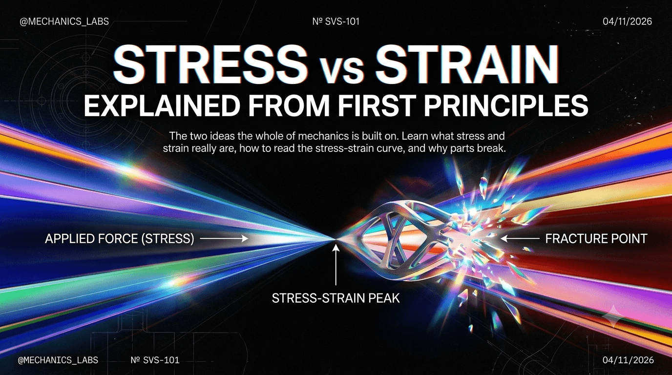 Stress vs Strain Explained From First Principles Stress vs Strain Explained From First Principles